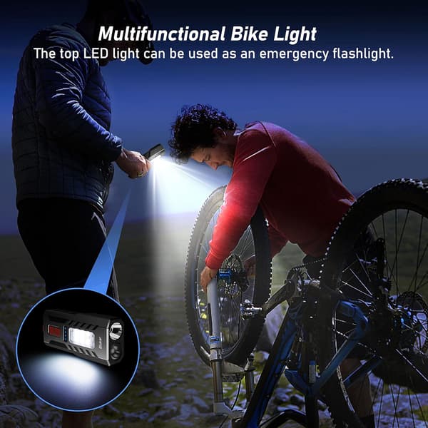 Cykellampor, Kraftfulla LED-Cykellampor USB Laddningsbara Fr,ZQKLA