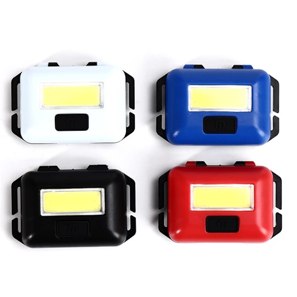 6 stk. Mini Hodelykter Bærbare COB LED Hodelykter Vanntett, ZQKLA
