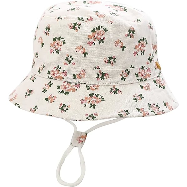 Dewenwils Unisex Bucket Hat Baby Kid Aurinkohattu Fisherman Hat Girl B