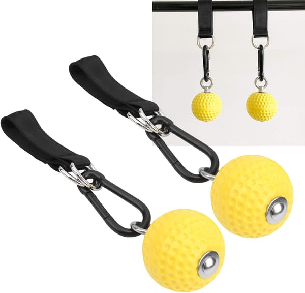 Gripstyrke Trener, 304 Rustfritt Stål Pull Up Grips Bal,ZQKLA