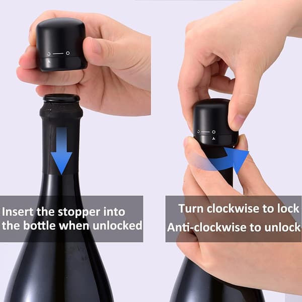 Vinpropp med Twist Lock 2-pack, Vinpropp med, ZQKLA