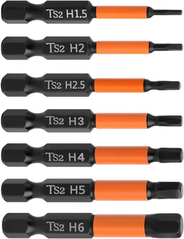 7 Delar Torx Skruvmejselbits, Magnetiska Skruvmejselbits Imp