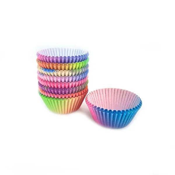 100 kpl cupcake-vuokapaperia - paketti häihin, syntymäpäiviin, vauvakutsuihin tai lomajuhliin
