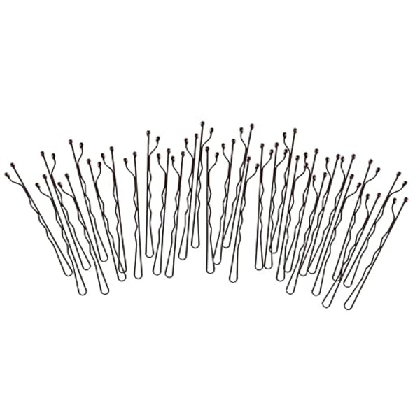 300 Count Brown Hair Pins Hiusneulat naisten laatikolla Lady Gi, ZQKLA