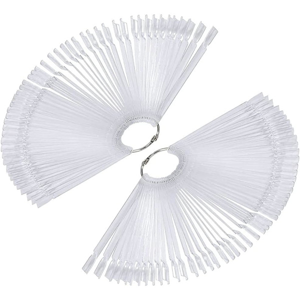 10 st Nagel Färgkarta, (Transparent) Displayställ Falska N,ZQKLA
