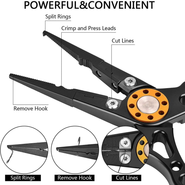 Fisketang, Fish Lip Gripper Oppgradert Muti-funksjon Fishing P