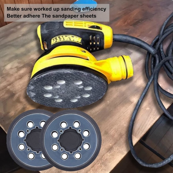 2 kpl hiomatyynyä Dewalt DWE64233 & N329079 5" 8 reiän koukkua varten