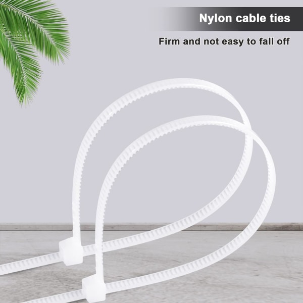 200 x 2,5 mm Nyloniset sähkökaapelisiteet, kaapelisiteet, kasvi C, ZQKLA