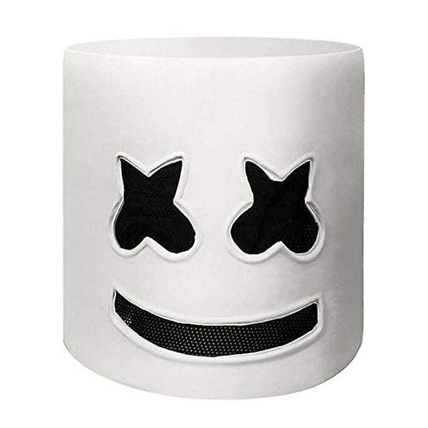 Marshmellow Hodeplagg Full Face Hode Halloween Maskerade Cosplay Kostyme for Menn Kvinner Barn