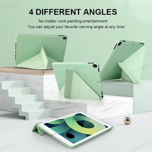 Fodral for Ipad Pro 11, iPad Air 11 11:e 11 2025 5:e 4:e 6:e 10.9 Funda iPad 9:e 10:e 7:e 8:e Gen Fodral Mini 6 7 4 5,su