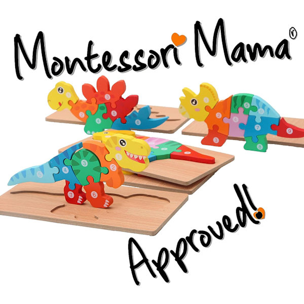 Pussel för småbarn 3-5 år Dinosaurie Pussel 5-pack | ,ZQKLA