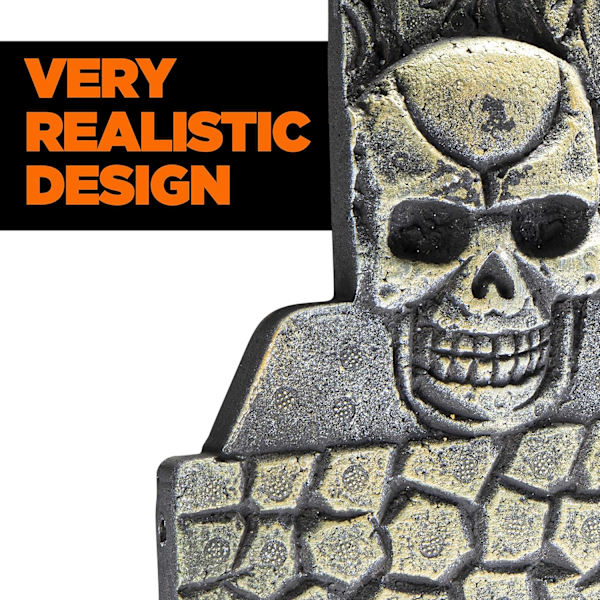 Sæt af Halloween-pynt til gravsten design, harpiks håndværk orna