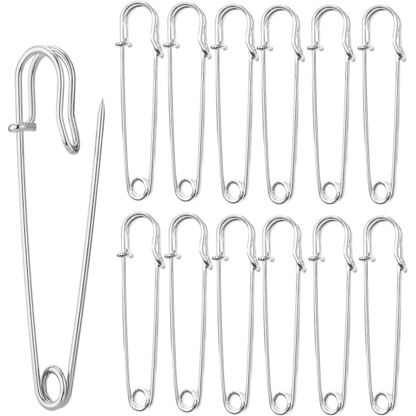 30-pack 7,5 cm Säkerhetsnålar - för Kläder, Läder, Canvas, B,ZQKLA