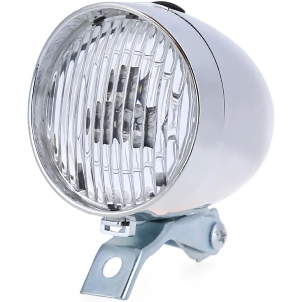 Vintage Retro Cykel Forlygte Lampe 3 LED Forlygte, ZQKLA