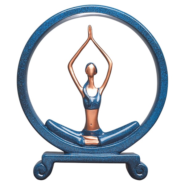 Yoga Tjej Dekorativ Figurin Damstaty Utklippt Skönhet Re,ZQKLA