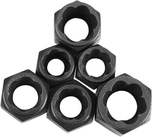 10 st Drivhylsor 9-19mm Skadade Mutter Stud Lås Bult Extrakt, ZQKLA