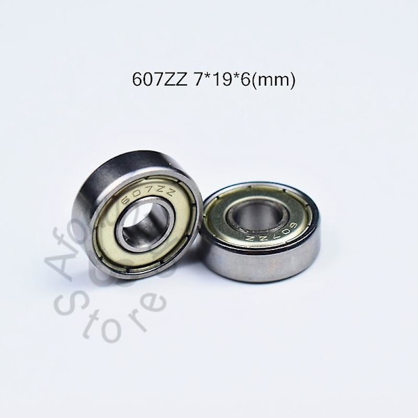 Bearing 10pcs 607zz 7*19*6(mm)  Chrome Steel Metal Sealed High Speed Mechanical Equipment Parts