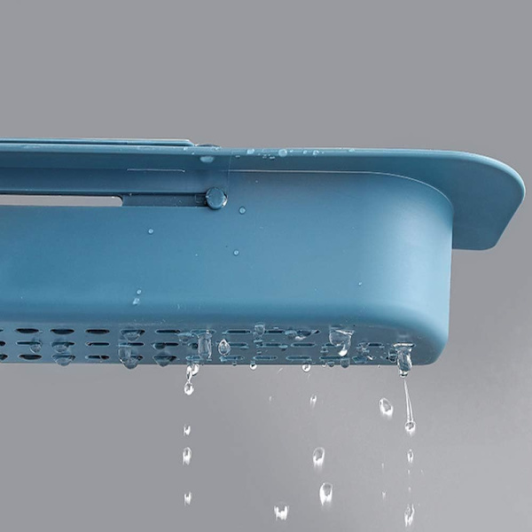 Teleskopisk Vask Organizer Rack, Uttrekkbar Oppbevaring Dreneringskurv H