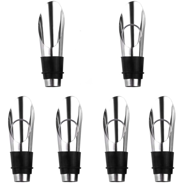 6-pack Vinflaska Hällpip & Vakuumpropp, ZQKLA