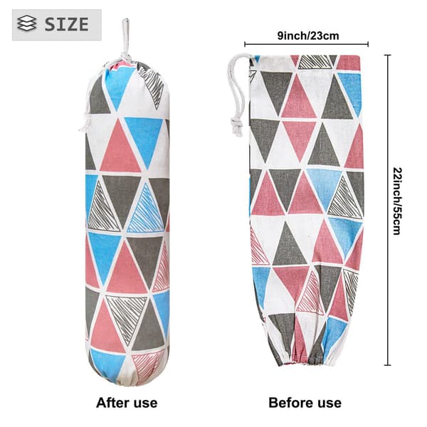2 Stycken Plastpåse Dispenser, Väggmonterad Soppåsehållare, ZQKLA