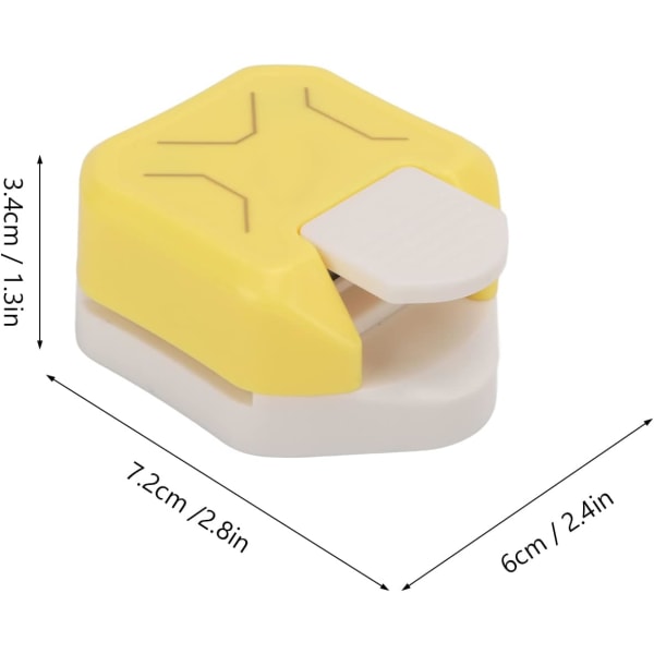 Rund hjørne Puncher Vinkel Punch Mini bærbar vinkelkutter ,ZQKLA