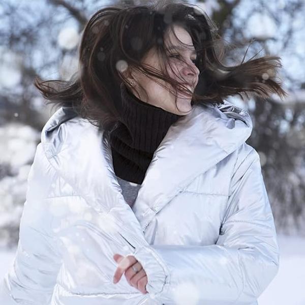 Fleece Halsvärmare Vindtät Termisk Halsvärmare för Män Kvinnor (B