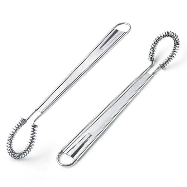 Spiralvisp i rostfritt stål, Mini Mixer Stirrer (Silver, ZQKLA