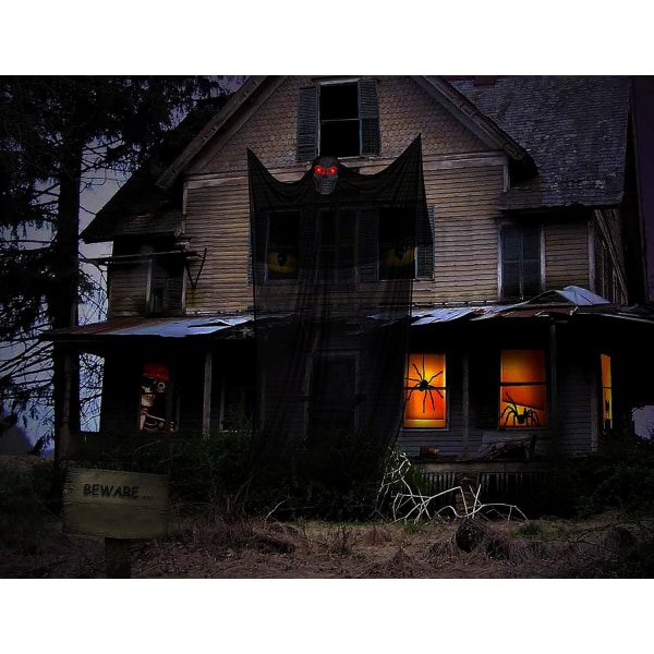 13.94ft Halloween Spøgelseshængende Dekorationer med LED-lys - ZQKLA