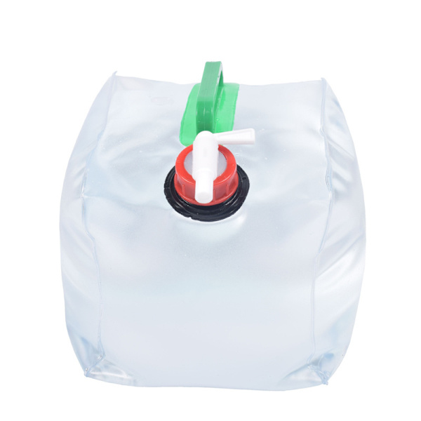 20L Livsmedelsgodkänd PVC Hopfällbar Vattendunk, 2 Stycken Vatten, ZQKLA