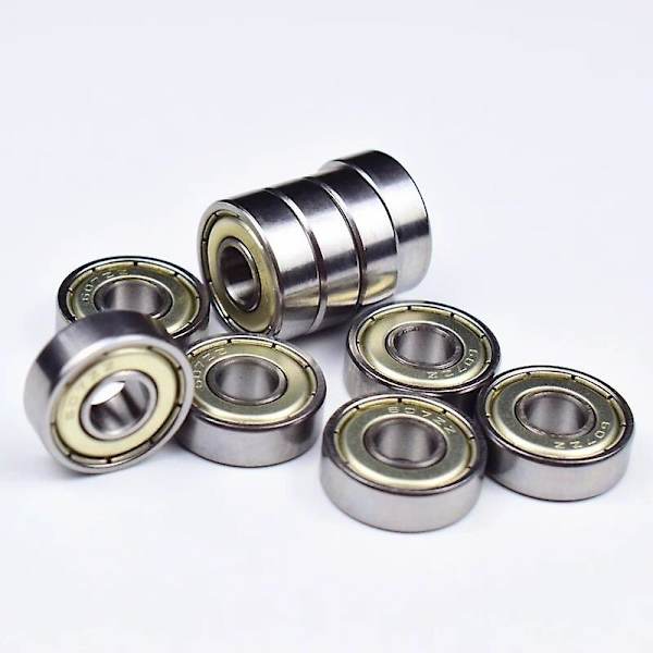 Lager 10 st 607zz 7*19*6(mm)  Kromstål Metall Förseglad Hög Hastighet Mekanisk Utrustning Delar