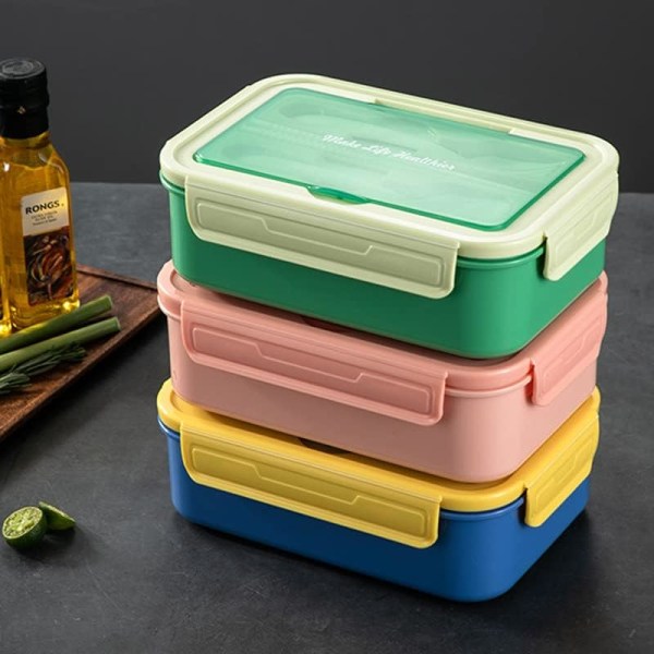 Bento Lunchboxar - 1400ml - Läckagesäkra - BPA-fria - För Vuxna -