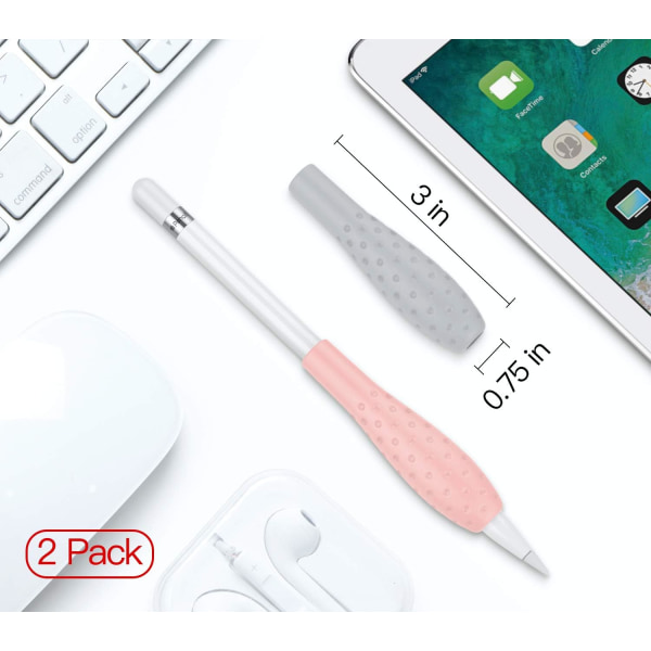 Silikoni Kotelo Apple Pencil - [Anti-Roll Design, Ergonomia, ZQKLA