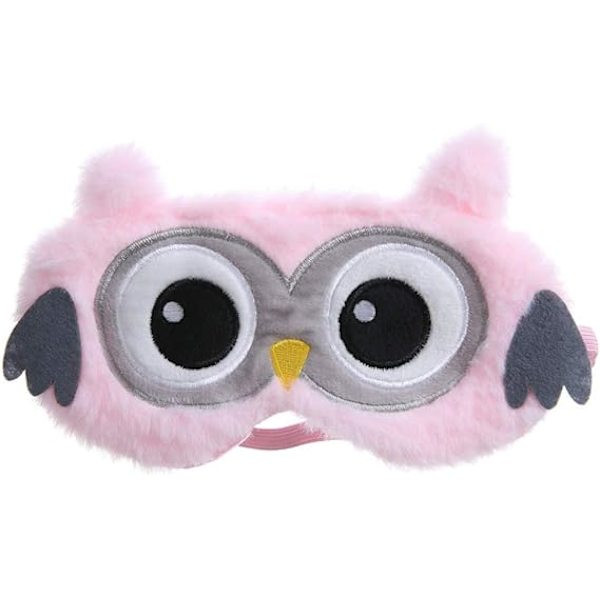 Sömnmask för djurögon - Söt och rolig 3D-mjuk fluffig tecknad ögonmask