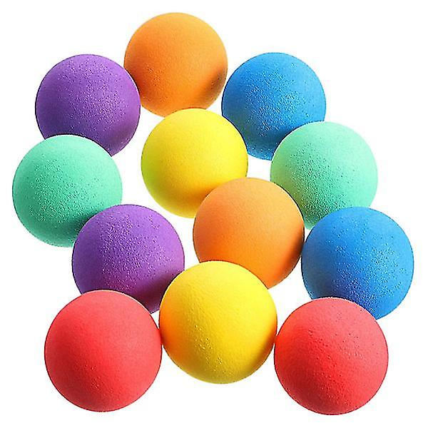24 kpl EVA-sieni palloja Stressipallot Lasten Stressipallot Lelut Mini Stressipallot