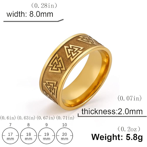 Keltiske Triskelion Ringer Keltisk Trinity Knute Triskelion Ring, ZQKLA