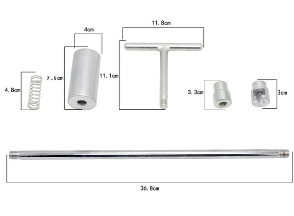 Slide Hammer Dent Removal Kit, Husvagnsskada Reparationskit, Lackfri