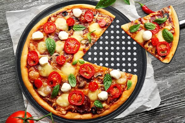 30cm Pizzafad med Perforering - Perforeret Pizzafad - C,ZQKLA