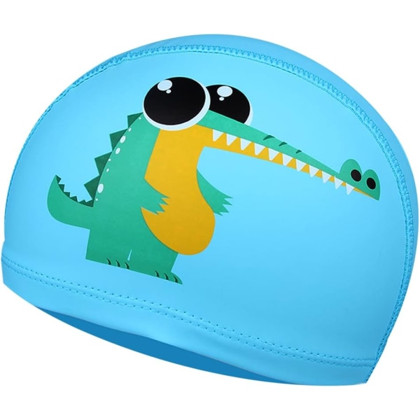 Cap för barn （Blå krokodilmönster） - Simmössa för barn, ZQKLA