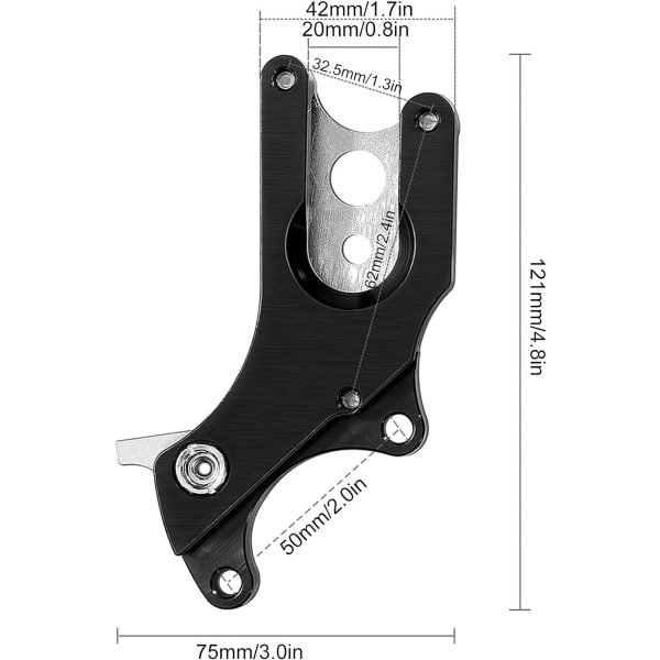 Cykelskivebremseadapterkonverter, landevejscykelskivebremse C,ZQKLA