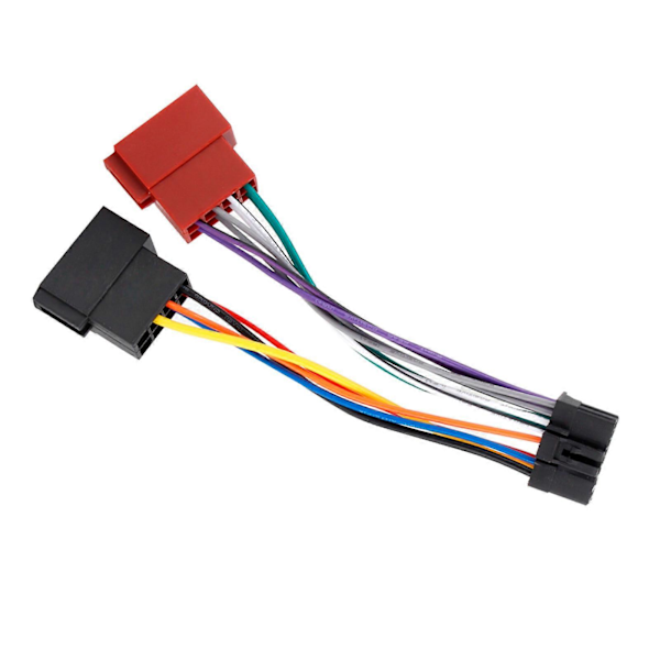 Bil Stereo Ledningsnett 16pin Port til Mini Iso 8pin Plugg Ledningskabel Passer for Pioneer 2003?og nyere
