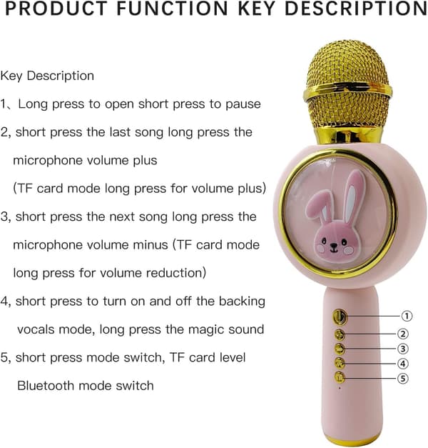 Langaton Bluetooth-mikrofoni, sopii juhliin ja Ca,ZQKLA