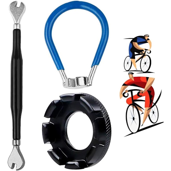 Set med 3 Ekernycklar för Cykel, Smidd Stål Ekernyckel f,ZQKLA