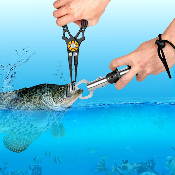 Fiskepliers, Fiskelip-Griper Oppgradert Multifunksjonell Fiske, ZQKLA