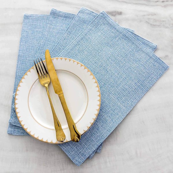 Pöytätabletit, 4 kpl, lämmönkestävät maalaistalon boho-pöytätabletit B, ZQKLA