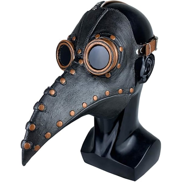 Halloween Pestedoktor Maske til Halloweenfest, Steampunk fugl