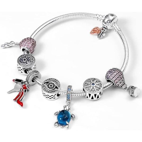 925 Sterling Sølv Slangekjede Armbånd for Pandora Europe Bra