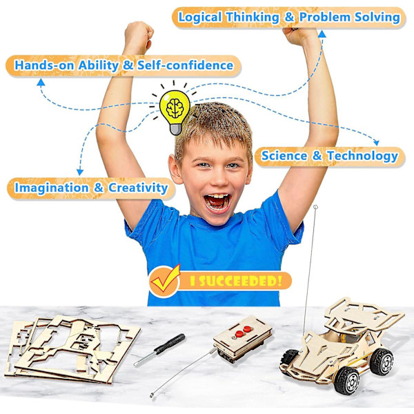 Diy modellbilar kit pedagogiska byggleksaker för 6 8 10 år gamla pojkar leksaker ålder 6-8-10-12, tonåring