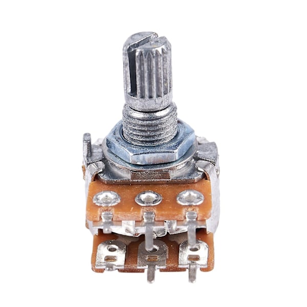 2 stk B50K 50K Ohm 6 terminaler Dual Lineær Rotary Taper Potentiometer