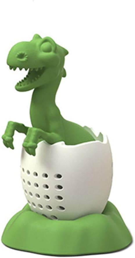 (Grønn) Dinosaur Eggeskall Teinfuser Silikon Te Diffuser f,ZQKLA