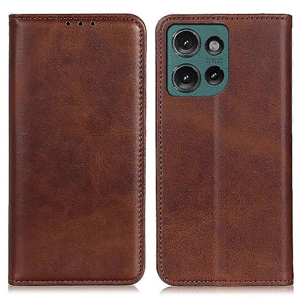 Til Motorola Edge 50 Neo 5G Etui Split Læder Flip Wallet Telefon Cover Style D